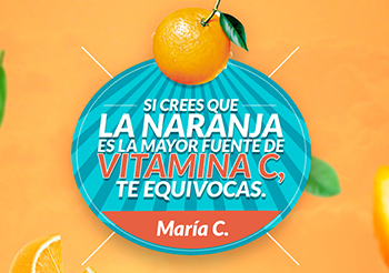 LOS ALIMENTOS MÁS RICOS EN VITAMINA C